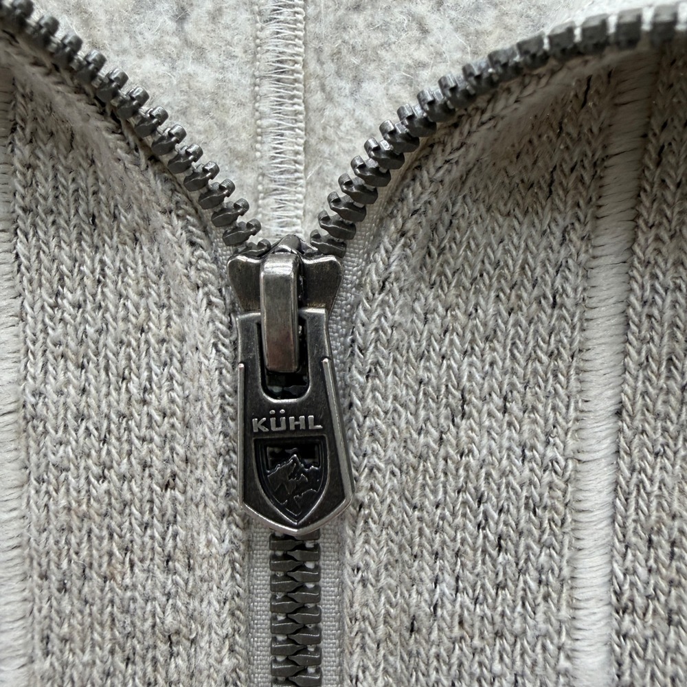 Kuhl Stella full zip up fleece lined sweater women's xl inner cuff on sleeve - Picture 5 of 11